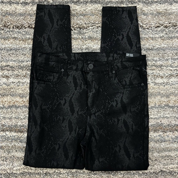 KUT From The Kloth High Rise Ankle Skinny Snake Print Jeans Sz 12 NWT | KUT NEW- - Picture 1 of 11
